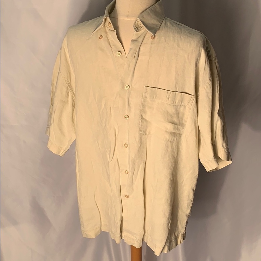 Joseph & Feiss 100% Linen Shirt Size Medium